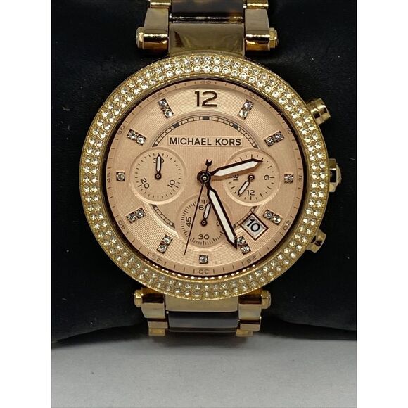Michael Kors Parker MK5538 Women's Stainless Steel Analog Dial Quartz Watch RQ32 - Picture 2 of 12